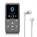 Lenco MP3/MP4-spiller med Bluetooth® 8 GB Micro SD-kort Grå