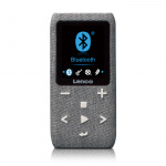 Lenco MP3/MP4-spiller med Bluetooth® 8 GB Micro SD-kort Grå