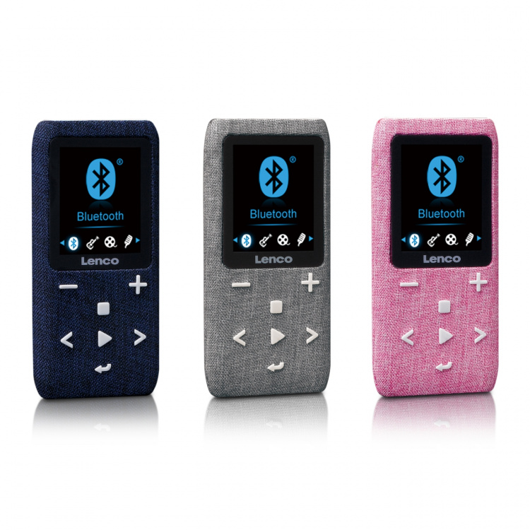 Lenco MP3/MP4-spiller med Bluetooth® 8 GB Micro SD-kort Rosa Lenco MP3/MP4-spiller med Bluetooth® 8 GB Micro SD-kort Rosa