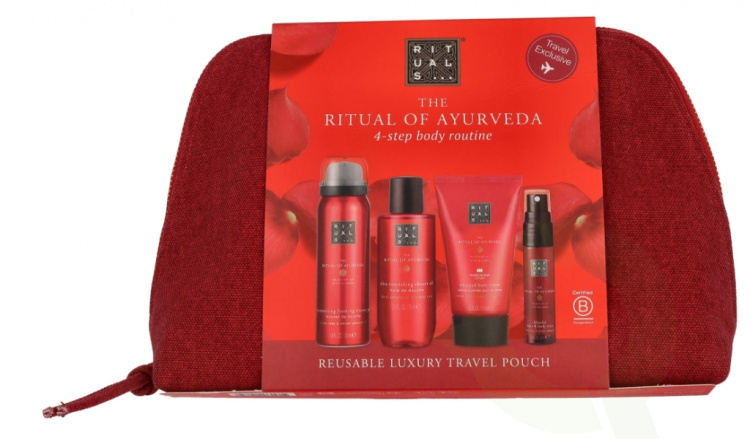 Rituals Ayurveda Travel Exclusives 215 ml Foaming Shower Gel 50ml/Shower Oil 75ml/Body Cream 70ml/Body Mist 20ml