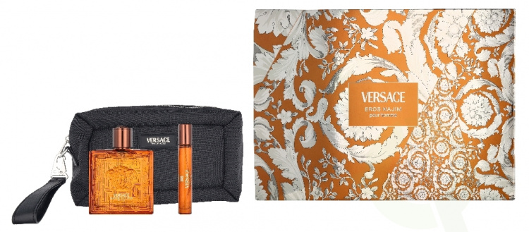 Versace Eros Najim Giftset 110 ml Parfum 100ml/Parfum 10ml/Pouch