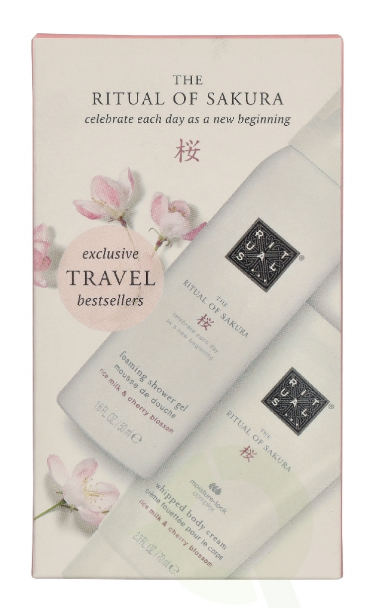 Rituals Sakura Exclusive Travel Set 120 ml Foarming Shower Gel 50ml/Whipped Body Cream 70ml