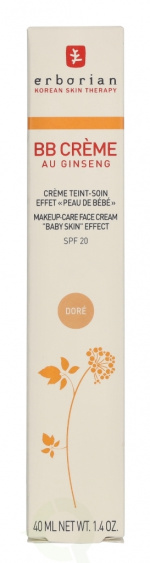 Erborian BB Cream Au Ginseng 5-In-1 Baby Skin Effect SPF20 40 ml Dore
