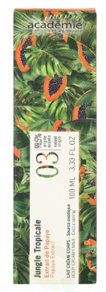 Academie Jungle Tropicale Body Cream Milk Exotic Spring 100 ml