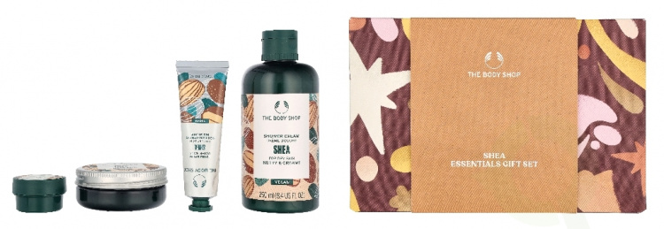 The Body Shop G3 Small Shea Giftset 140 ml Hand Cream 30ml/Body Butter 50ml/Shower Cream 60ml