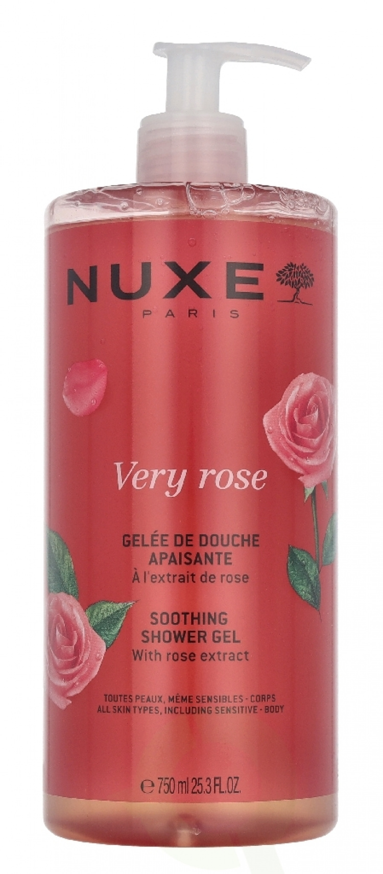 Nuxe Very Rose Soothing Shower Gel 750 ml