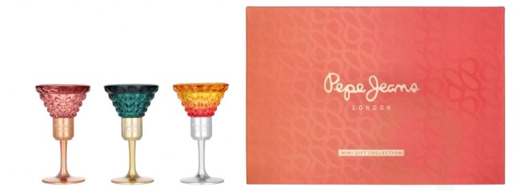 Pepe Jeans Miniature For Her Giftset 45 ml Life Is Now Edt Spray 15ml/Cocktail Edt Spray 15ml/Celebrate For Her Edp Spray 15ml