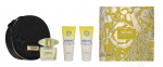 Versace Yellow Diamond Giftset 290 ml Edt Spray 90ml/Bath & Shower Gel 100ml/Body Lotion 100ml/Make-Up Case