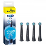 Oral B Borsthuvud iO Ultimate Clean Black 4st