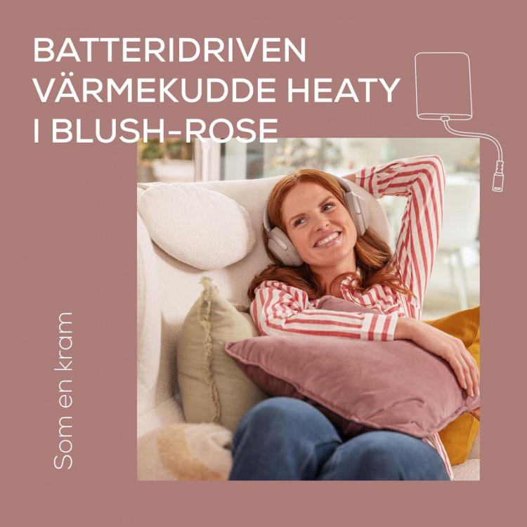 Beurer Värmekudde HK 77 Sladdlös komfort Blush-Rose