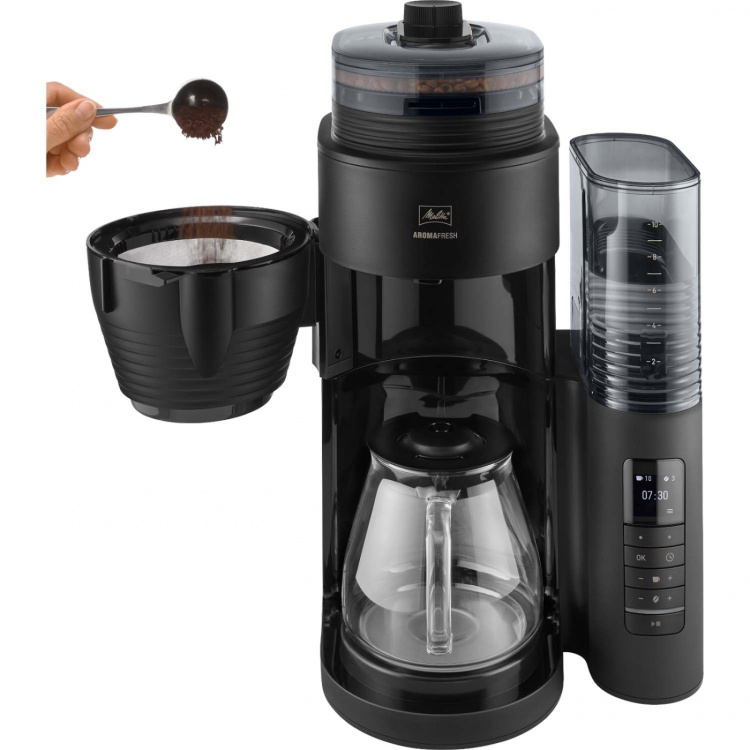 Melitta Kaffebryggare Aromafresh Glass Pro svart