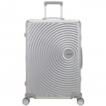 American Tourister Resväska Soundbox Aluminium 77 Large Silver