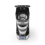 Butler Kaffetrakter med én porsjon | 0,4 l | 750 W | Timerfunksjon | Isolert reisekrus | Automatisk avstengning | LCD-display | Svart