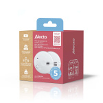 Alecto Minirøykvarsler med 5 års batteri 2-pk Hvit