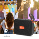 Nedis Bluetooth® Speaker | 360 min | Håndholdt design | 10 W | Mono | Hjem / Portable / Utendørs | Oransje / Sort