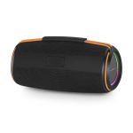 Nedis Bluetooth® Speaker | 360 min | Håndholdt design | 60 W | Stereo | Hjem / Portable / Utendørs | Linkable | Oransje / Sort