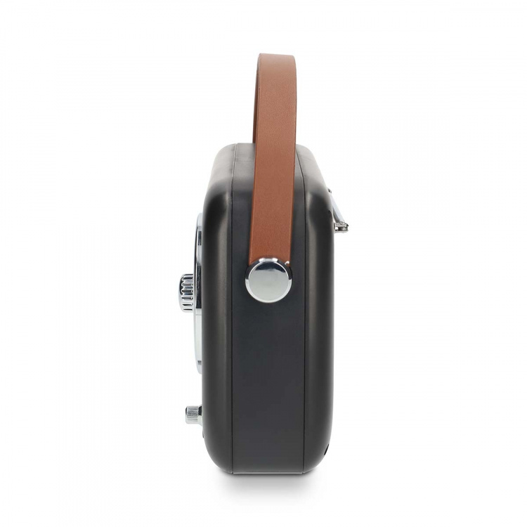 Nedis FM-radio | Bærbar design | Bluetooth® / FM | Accu drevet / USB-Strøm | Analog | 10 W | Bluetooth® | Sort