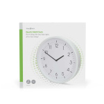 Nedis Veggur | Diameter: 360 mm | ABS | Stille bevegelse | Hvit