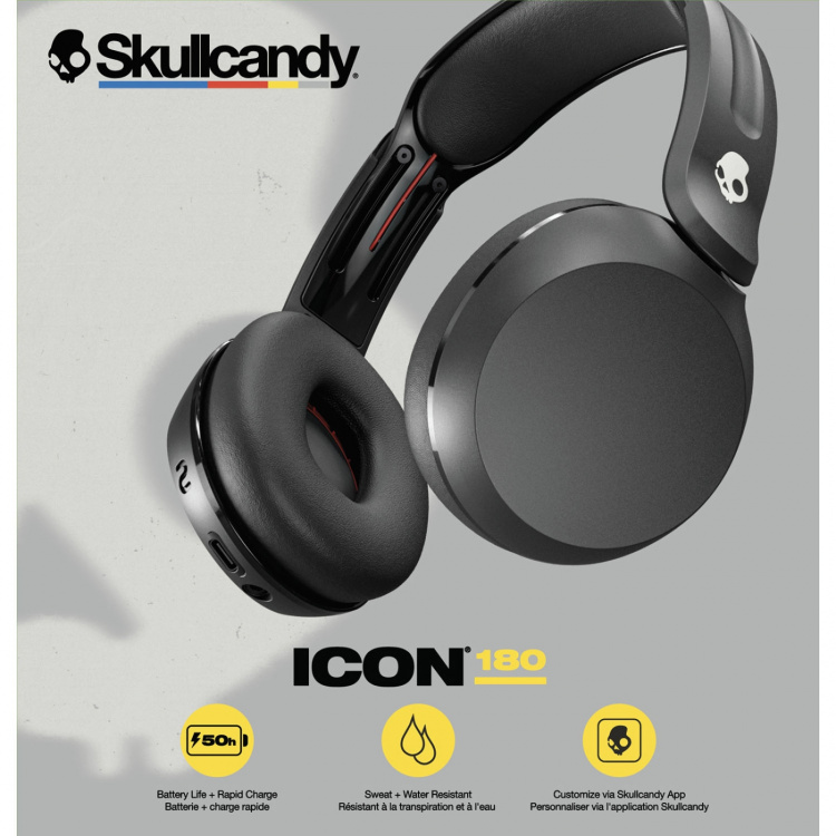 Skullcandy Hodetelefon ICON 180 On-Ear True Black