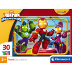 Clementoni Puslespill 30 Pcs Iron-Man and His Awesome Friends