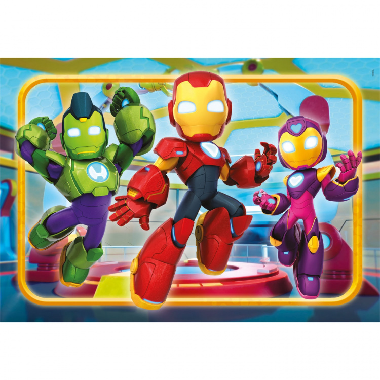 Clementoni Puslespill 30 Pcs Iron-Man and His Awesome Friends