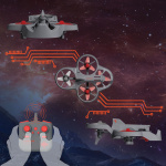 Sharper Image Drone Toy RC Drone Xtreme Airwave