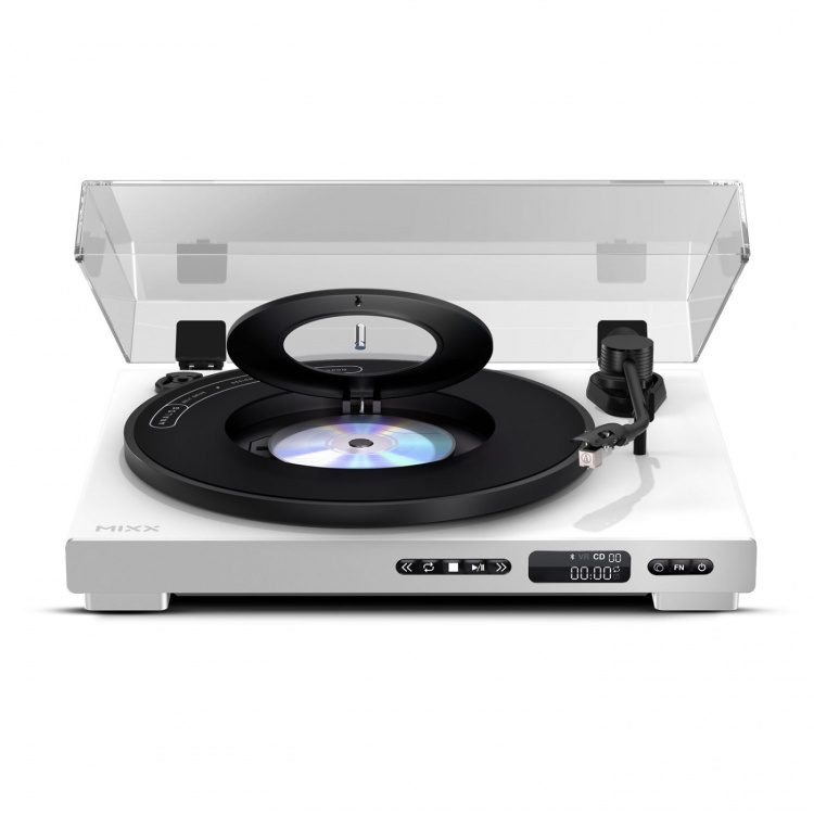MIXX Vinyl og CD Spiller Analog Plus 2-in-1 Hvit