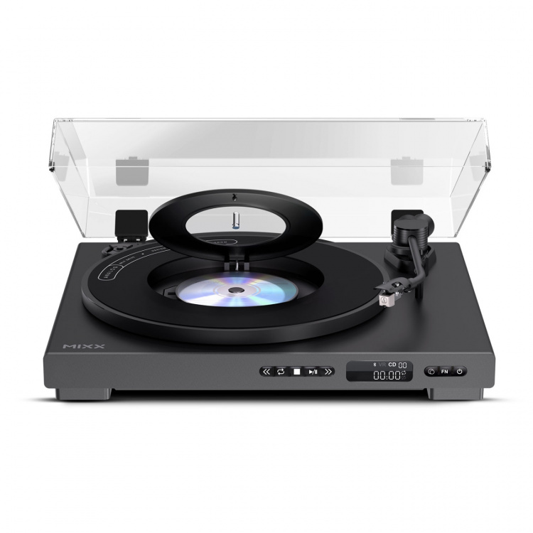 MIXX Vinyl og CD Spiller Analog Plus 2-in-1 Svart