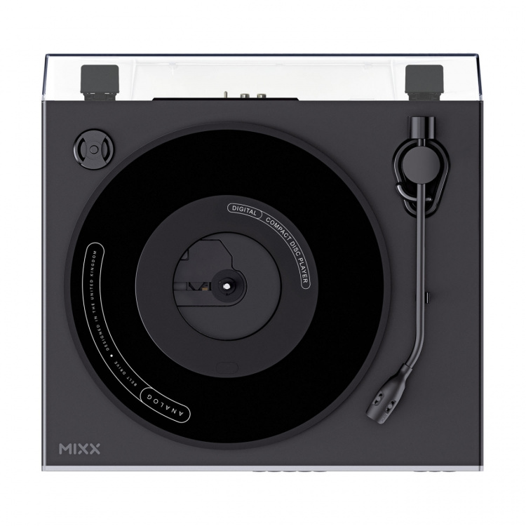 MIXX Vinyl og CD Spiller Analog Plus 2-in-1 Svart