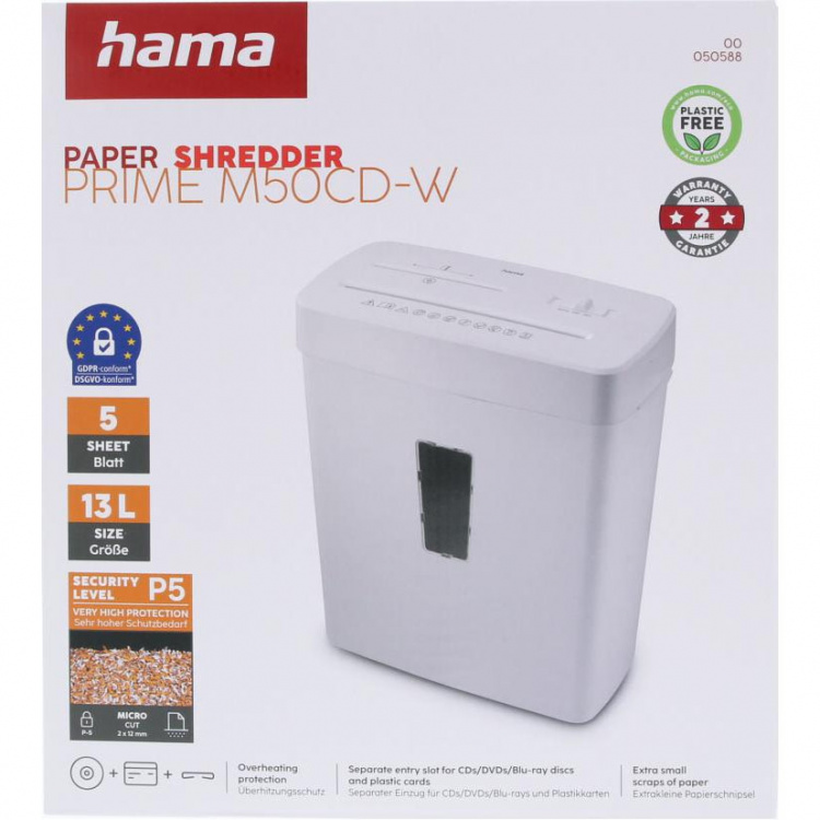 Hama Papirkutter Prime M50CD-W Hvit