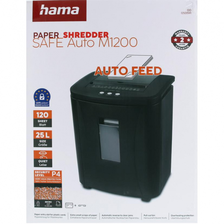 Hama Papirkutter Safe Auto M1200