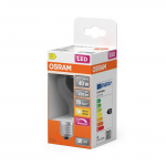 Osram Lyspære LED Retrofit Classic A Dim 3,4W 827 Clear E27