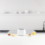 Taurus Brødrister Fusion Crunch Lang Slot Hvit