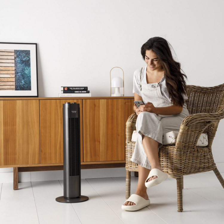 Taurus Vifte New Babel Tårn Svart 76cm