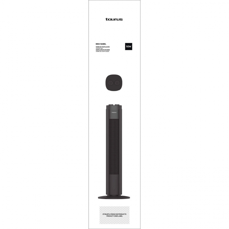 Taurus Vifte New Babel Tårn Svart 76cm