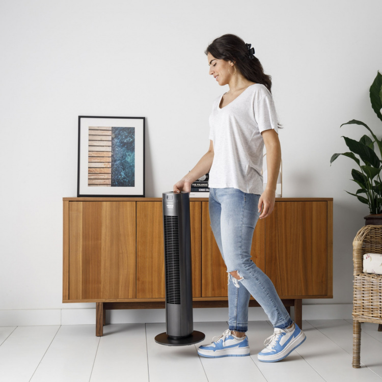 Taurus Vifte New Babel Digital Svart 76cm