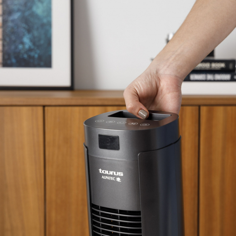 Taurus Vifte New Babel Digital Svart 76cm