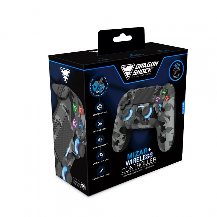DragonShock Kontroller Mizar+ - PS4/PC/Mobil Camo