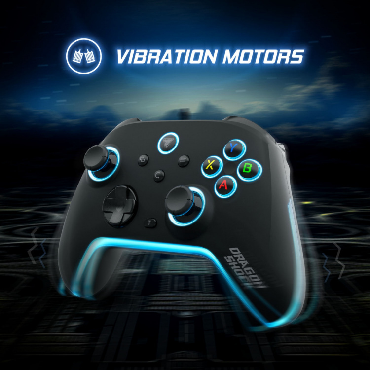 DragonShock Kontroller Aurora+ Holder - iOS/Android/PC/PS3 Svart