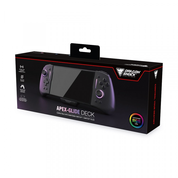 DragonShock Kontroller Apex Glide Holder NSW Svart