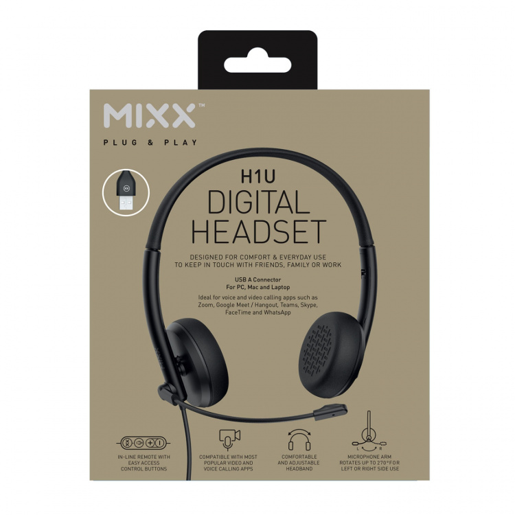 MIXX Stereo Hodesett H1u Kablet USB-A
