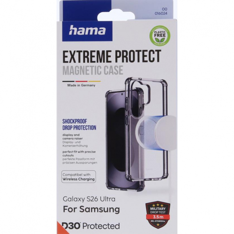 Hama Mobildeksel Extreme Protect Samsung Galaxy S26 Ultra Transparent