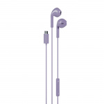 Happy Plugs Hodetelefon In-Ear USB-C Kablet Lilla