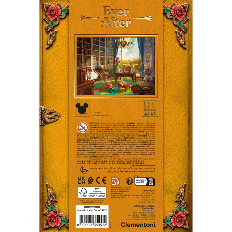 Clementoni Puslespill 500 Pcs Princess Belle Special Collection