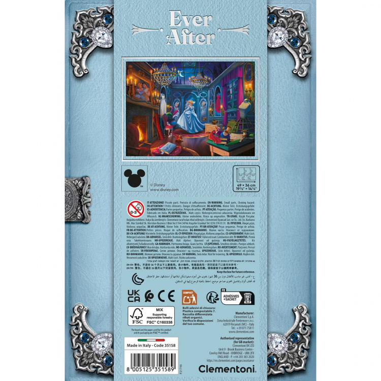 Clementoni Puslespill 500 Pcs Princess Cinderella Special Collection