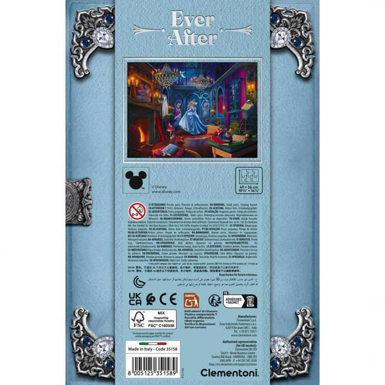 Clementoni Puslespill 500 Pcs Princess Cinderella Special Collection