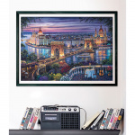 Clementoni Puslespill 1000 Pcs CB Lights of the Danube