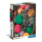 Clementoni Puslespill 500 Pcs CB High Quality Collection Fluffy Kitten