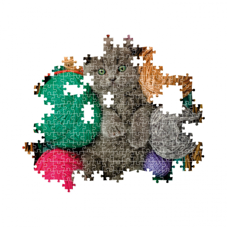 Clementoni Puslespill 500 Pcs CB High Quality Collection Fluffy Kitten