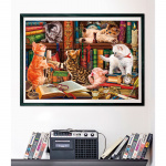 Clementoni Puslespill 1000 Pcs CB Curious Whiskers